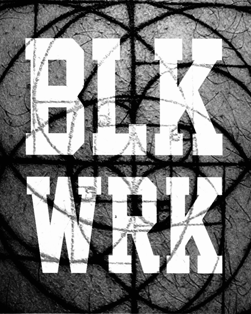 Blackwork: pieza gráfica en blanco y negro publicada por Dres X